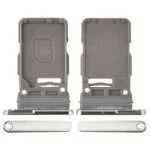 Single Sim Card Tray for Samsung Galaxy S21 5G G991/ S21 Plus 5G G996/ S21 Ultra 5G G998 - Silver