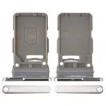 Single Sim Card Tray for Samsung Galaxy S21 5G G991/ S21 Plus 5G G996/ S21 Ultra 5G G998 - Silver
