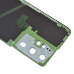 Back Cover with Camera Glass Lens and Adhesive Tape for Samsung Galaxy S21 Ultra 5G G998 (for SAMSUNG) - Phantom Black