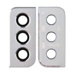 Rear Camera Glass Lens and Cover Bezel Ring for Samsung Galaxy S21 Plus 5G G996 - Phantom Silver