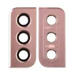 Rear Camera Glass Lens and Cover Bezel Ring for Samsung Galaxy S21 5G G991 - Phantom Pink