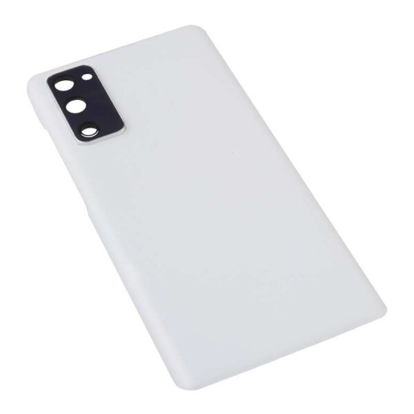 Back Cover with Camera Glass Lens and Adhesive Tape for Samsung Galaxy S20 FE G780 (for SAMSUNG) - Cloud White