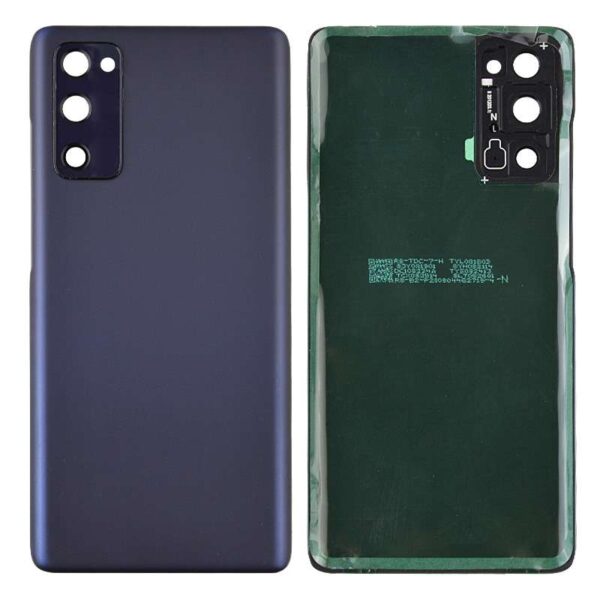Back Cover with Camera Glass Lens and Adhesive Tape for Samsung Galaxy S20 FE G780 (for SAMSUNG) - Cloud Navy