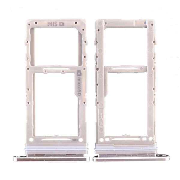 Sim Card Tray and MicroSD Card Tray for Samsung Galaxy S20 G980/ S20 5G G981/ S20 Plus G985/ S20 Plus 5G G986/ S20 Ultra G988B/ S20 Ultra 5G G988U(Single SIM Card Version) - Gray