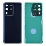 Back Cover with Camera Glass Lens and Adhesive Tape for Samsung Galaxy S20 Ultra G988B/ S20 Ultra 5G G988U(for SAMSUNG) - Cosmic Black