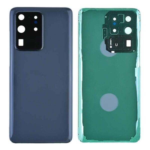 Back Cover with Camera Glass Lens and Adhesive Tape for Samsung Galaxy S20 Ultra G988B/ S20 Ultra 5G G988U(for SAMSUNG) - Cosmic Gray