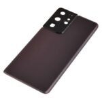 Back Cover with Camera Glass Lens and Adhesive Tape for Samsung Galaxy S21 Ultra 5G G998 (for SAMSUNG) - Phantom Brown