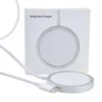 Magnetic Wireless Fast Charger for iPhone 12/ 13 Series - White
