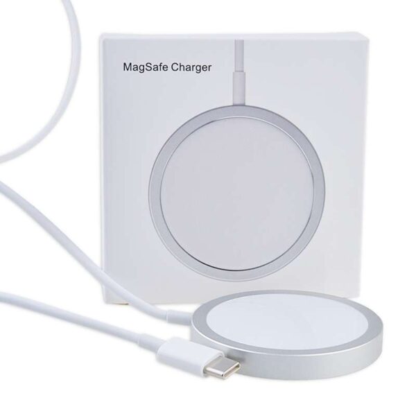 Magnetic Wireless Fast Charger for iPhone 12/ 13 Series - White