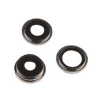 Rear Camera Glass Lens and Cover Bezel Ring for iPhone 13 Pro/ 13 Pro Max (3 Pcs/set) - Silver