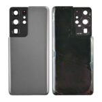 Back Cover with Camera Glass Lens and Adhesive Tape for Samsung Galaxy S21 Ultra 5G G998 (for SAMSUNG) - Phantom Titanium