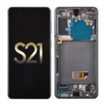OLED Screen Digitizer Assembly with Frame for Samsung Galaxy S21 5G G991 (Service Pack) - Phantom Gray