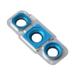 Rear Camera Glass Lens and Cover Bezel Ring for Samsung Galaxy S21 FE 5G G990 - White