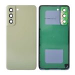 Back Cover with Camera Glass Lens and Adhesive Tape for Samsung Galaxy S21 FE 5G G990(for SAMSUNG) - Olive