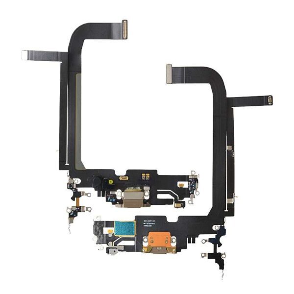Charging Port with Flex Cable for iPhone 13 Pro Max (High Quality) - Graphite