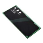 Back Cover with Camera Glass Lens and Adhesive Tape for Samsung Galaxy S22 Ultra 5G S908 (for SAMSUNG) - Phantom Black