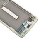 OLED Screen Digitizer Assembly with Frame for Samsung Galaxy S21 FE 5G G990 (Service Pack) - Olive