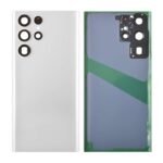 Back Cover with Camera Glass Lens and Adhesive Tape for Samsung Galaxy S22 Ultra 5G S908 (for SAMSUNG) - Phantom White