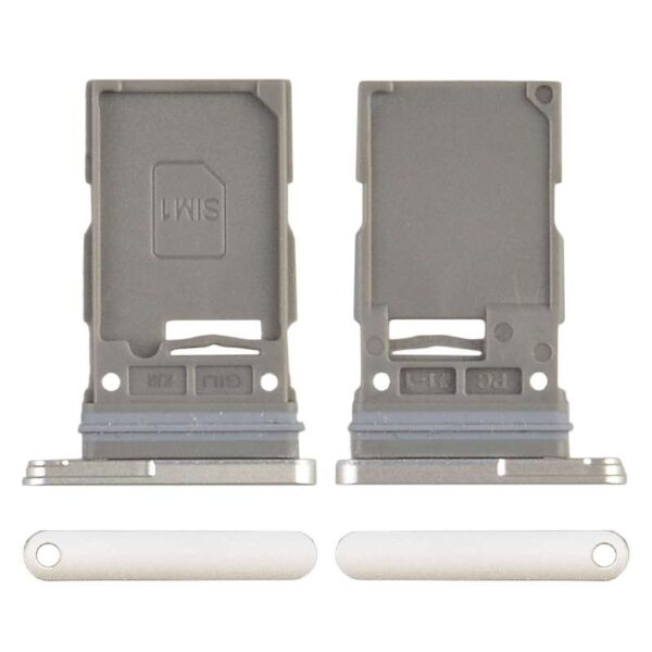 Sim Card Tray for Samsung Galaxy S21 FE 5G G990(Single SIM Card Version) - White