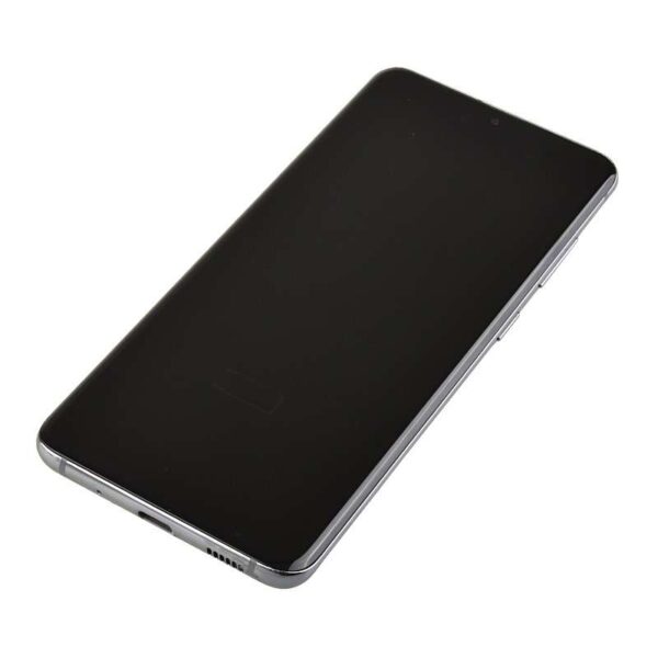 OLED Screen Digitizer Assembly with Frame for Samsung Galaxy S20 5G UW G981V - Cosmic Gray (Compatible for only Verizon)