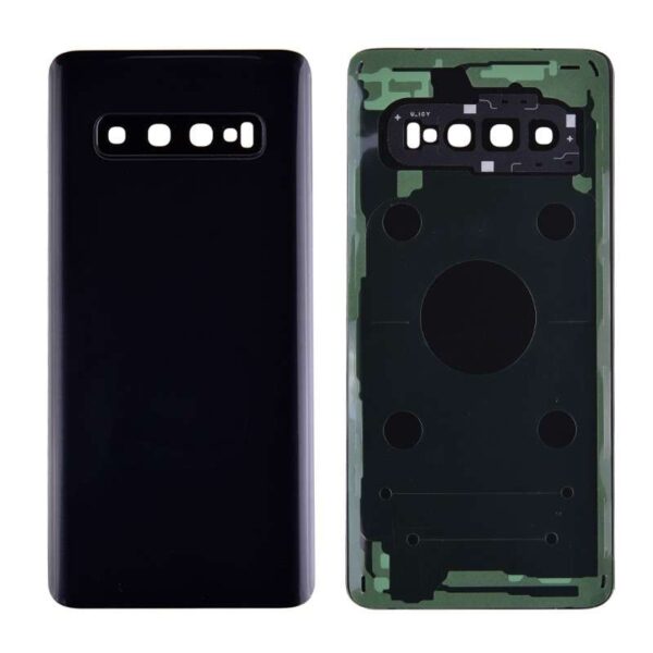 Back Cover with Camera Glass Lens and Adhesive Tape for Samsung Galaxy S10 G973(for SAMSUNG and Galaxy S10) - Prism Black
