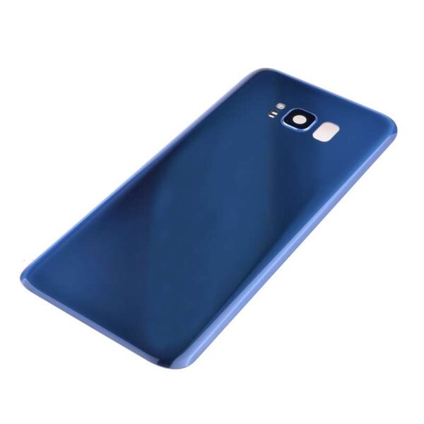 Back Cover with Camera Glass Lens and Adhesive Tape for Samsung Galaxy S8 Plus G955(for SAMSUNG and Galaxy S8+) - Blue