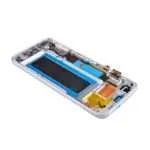 OLED Screen Digitizer with Frame Replacement for Samsung Galaxy S7 Edge G935A (Premium)(for SAMSUNG) - Silver