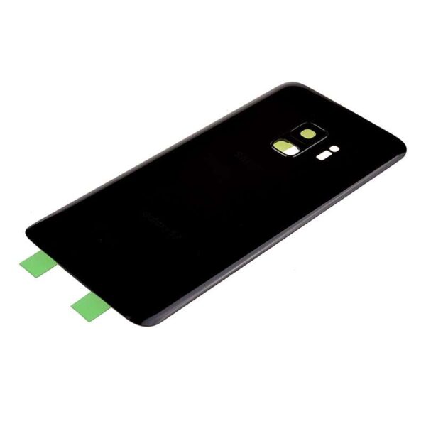 Back Cover with Camera Glass Lens and Adhesive Tape for Samsung Galaxy S9 G960(for SAMSUNG and Galaxy S9) - Black