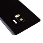 Back Cover with Camera Glass Lens and Adhesive Tape for Samsung Galaxy S9 G960(for SAMSUNG and Galaxy S9) - Black