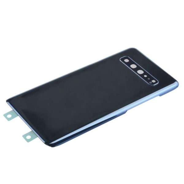 Back Cover with Camera Glass Lens and Adhesive Tape for Samsung Galaxy S10 5G G977(for SAMSUNG) - Black