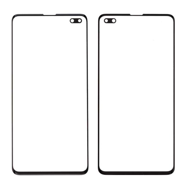 Front Screen Glass Lens for Samsung Galaxy S10 Plus G975 - Black