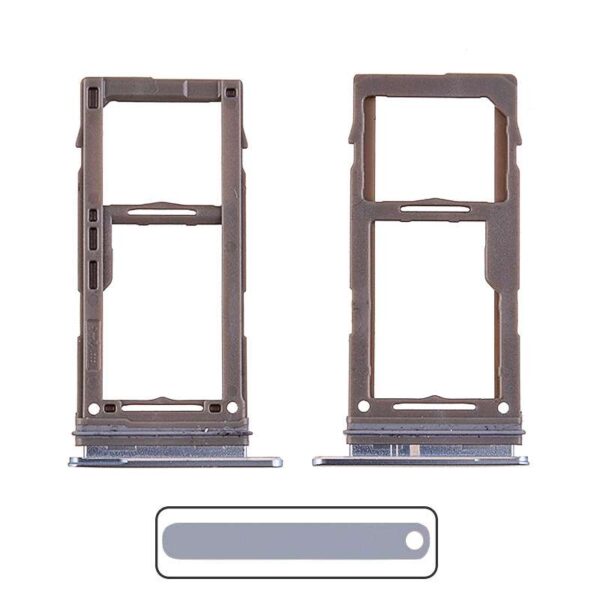 Sim Card Tray and MicroSD Card Tray for Samsung Galaxy S10 G973/ S10 Plus G975/ S10e G970 - Blue