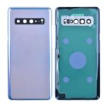 Back Cover with Camera Glass Lens and Adhesive Tape for Samsung Galaxy S10 5G G977(for SAMSUNG) - Silver