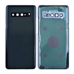 Back Cover with Camera Glass Lens and Adhesive Tape for Samsung Galaxy S10 5G G977(for SAMSUNG) - Black