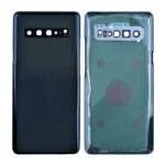 Back Cover with Camera Glass Lens and Adhesive Tape for Samsung Galaxy S10 5G G977(for SAMSUNG) - Black