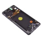 OLED Screen Digitizer with Frame Replacement for Samsung Galaxy Note 10 Lite N770 (Premium) - Aura Black