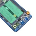 OLED Screen Digitizer Assembly with Frame for Samsung Galaxy A51 5G UW A516V (Premium) - Prism Bricks Blue