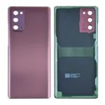 Back Cover with Camera Glass Lens and Adhesive Tape for Samsung Galaxy Note 20 N980/ Note 20 5G N981 (for SAMSUNG) - Mystic Bronze