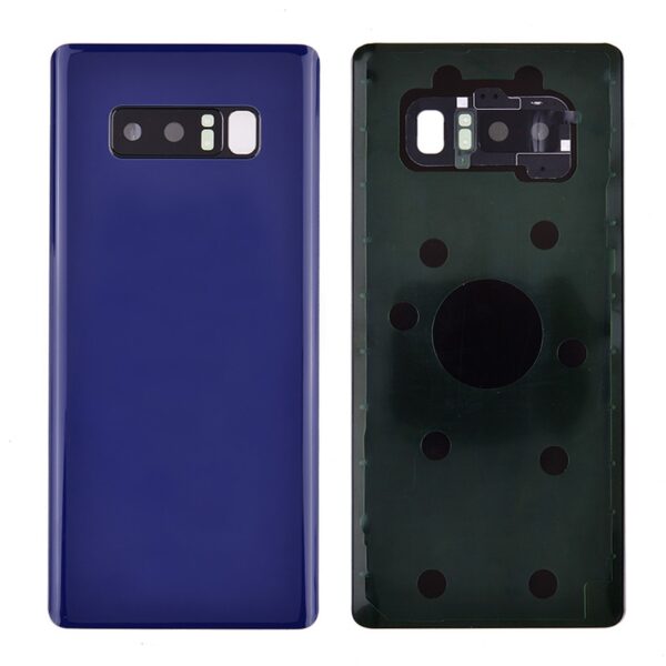 Back Cover with Camera Glass Lens and Adhesive Tape for Samsung Galaxy Note 8 N950(for SAMSUNG and Galaxy Note 8) - Blue