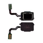 Home Button with Flex Cable,Connector and Fingerprint Scanner Sensor for Samsung Galaxy Note 9 N960 - Black