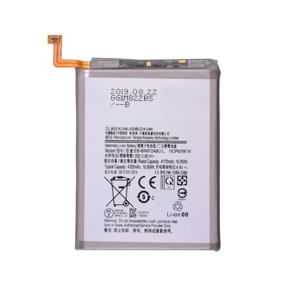 3.85V 4170mAh Battery for Samsung Galaxy Note 10 Plus N975 Compatible