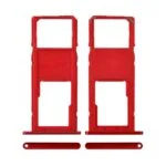 Single Sim Card Tray for Samsung Galaxy A01(2019) A015 - Red