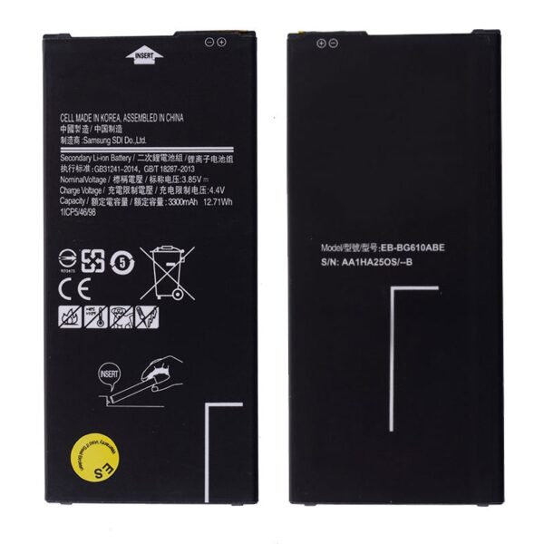 3.85V 3300mAh Battery for Samsung Galaxy J7 Prime G610/ J7 Refine 2018 J737/ J6 Plus (2018) J610 Compatible