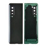 Back Cover with Camera Glass Lens and Adhesive Tape for Samsung Galaxy Fold F900U - Cosmos Black
