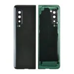 Back Cover with Camera Glass Lens and Adhesive Tape for Samsung Galaxy Fold F900U - Cosmos Black