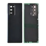 Back Cover with Camera Glass Lens and Adhesive Tape for Samsung Galaxy Z Fold2 5G F916 - Mystic Black