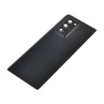 Back Cover with Camera Glass Lens and Adhesive Tape for Samsung Galaxy Z Fold2 5G F916 - Mystic Black