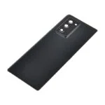 Back Cover with Camera Glass Lens and Adhesive Tape for Samsung Galaxy Z Fold2 5G F916 - Mystic Black