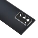 Back Cover with Camera Glass Lens and Adhesive Tape for Samsung Galaxy Z Fold2 5G F916 - Mystic Black