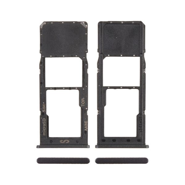 Single Sim Card Tray for Samsung Galaxy A12 (2020) A125 - Black